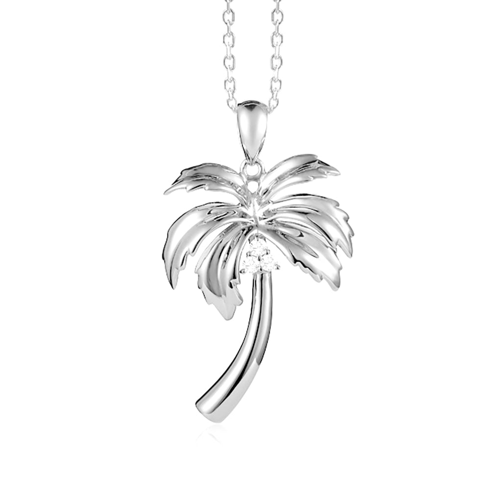 Queen Palm Tree Pendant