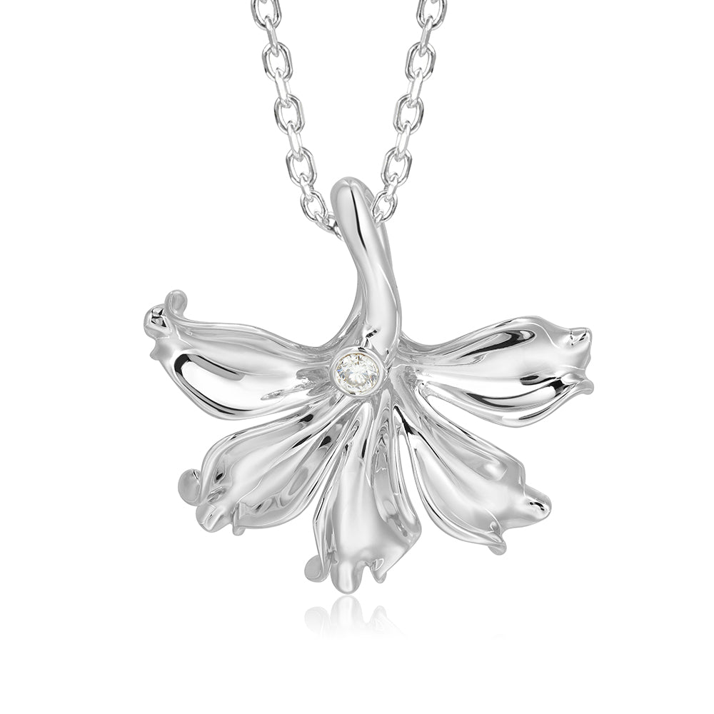 Naupaka Flower Pendant