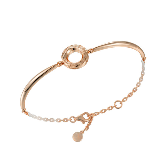 Engraved Scroll Bracelet