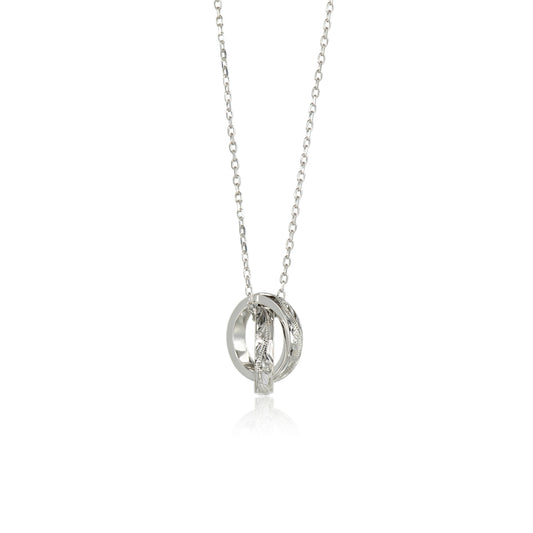 Engraved Infinity Necklace