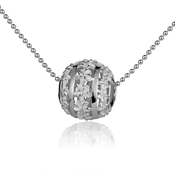Plumeria Sphere Pendant