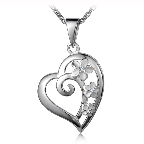 Blossoming Heart Pendant