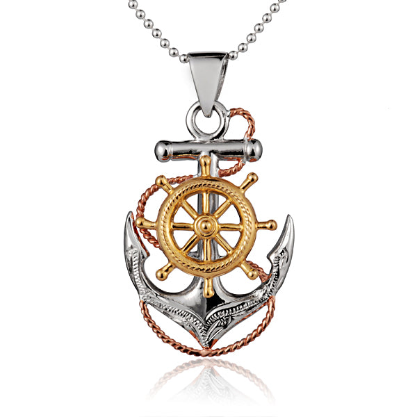 Sail the Seas Anchor Pendant
