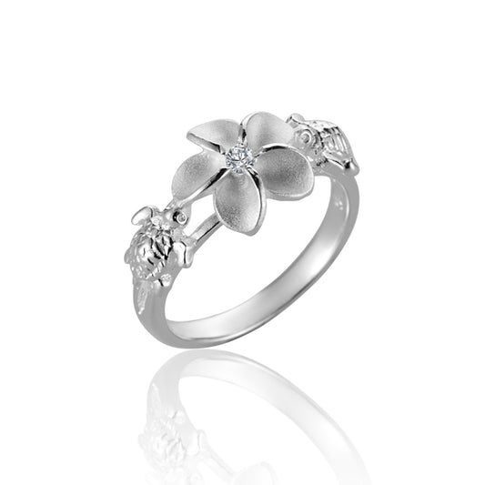 Sea Turtle Blossom Ring