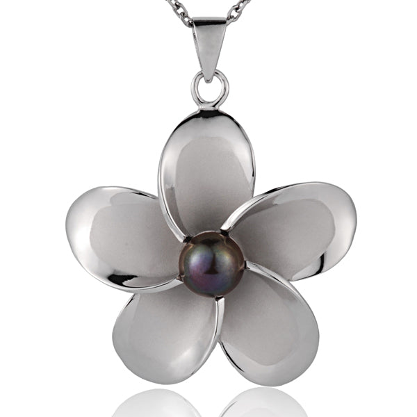 Pendentif Plumeria Perle