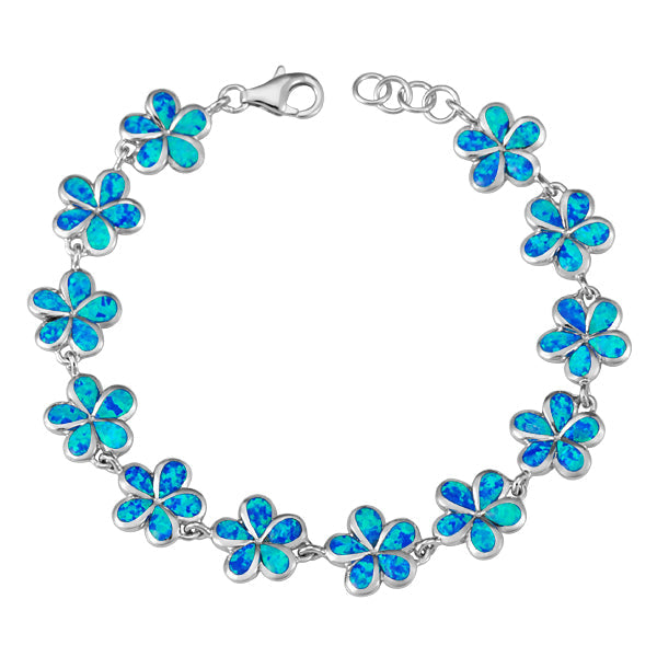 Opal Plumeria Bracelet