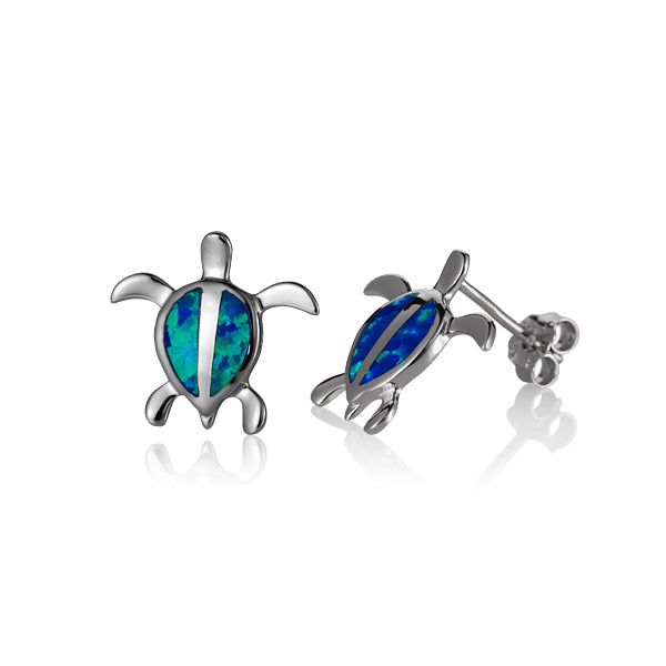 Opal Honu Stud Earrings