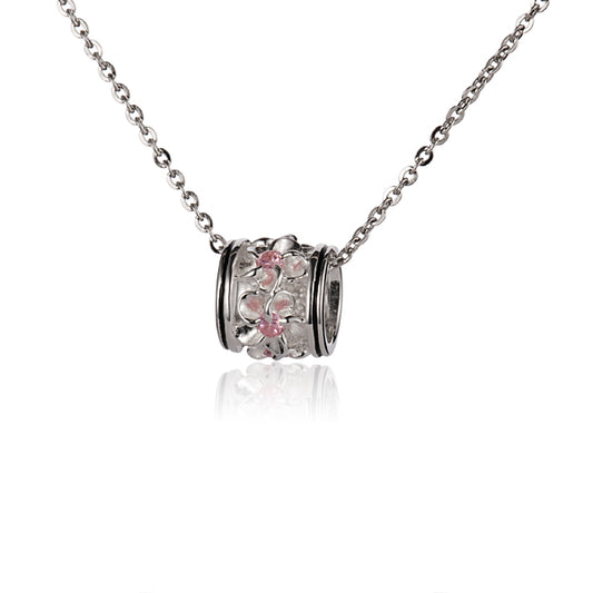 Pendentif tonneau Plumerias du monde