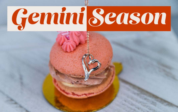 925 Sterling silver and rose gold colored pendant in the shape of a heart.