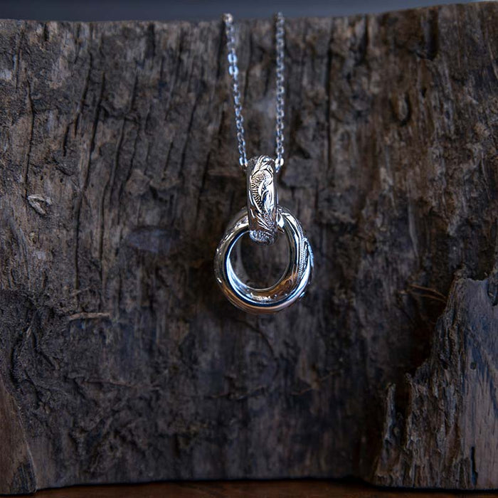 Moment in time ring pendant
