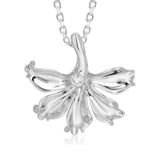 Naupaka Flower Pendant