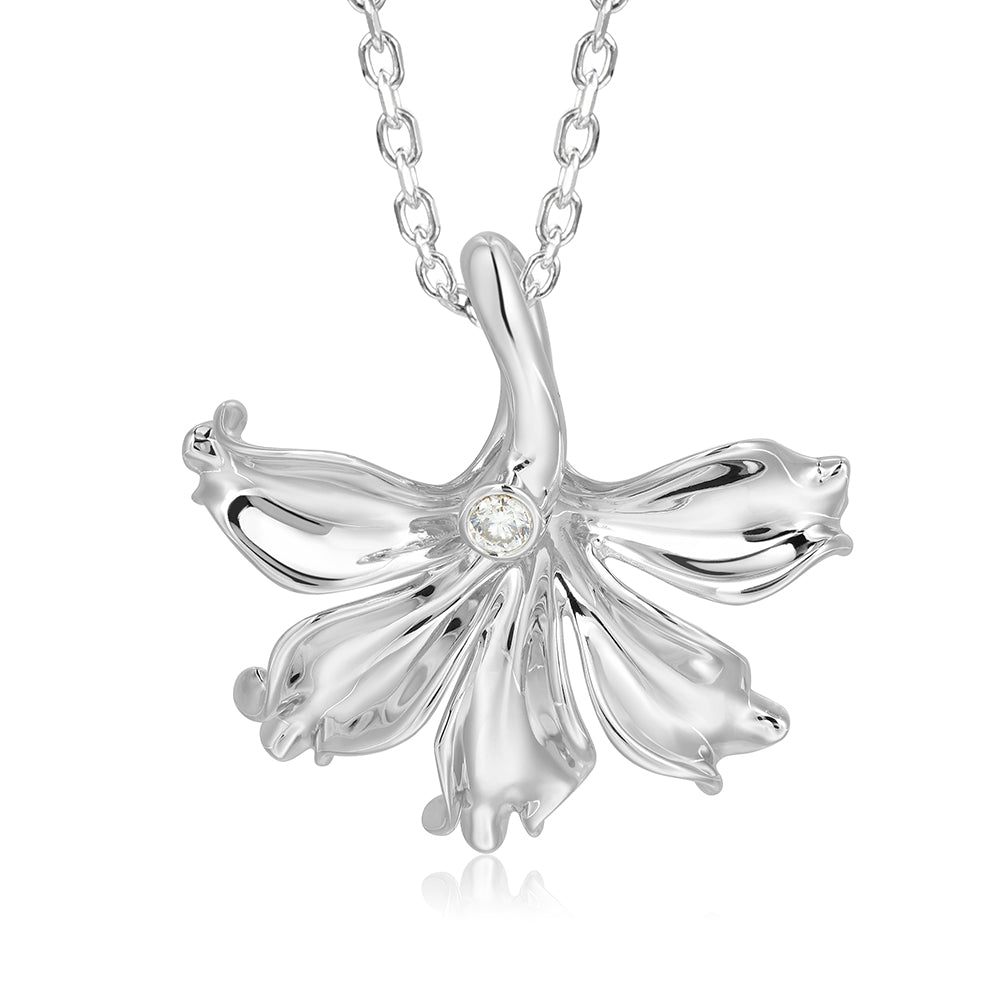 Naupaka Flower Pendant