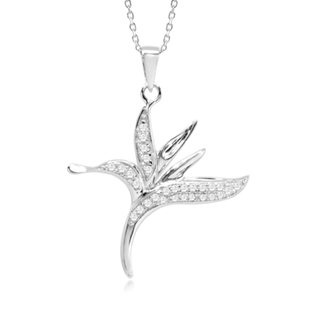 Pavé Bird of Paradise Pendant