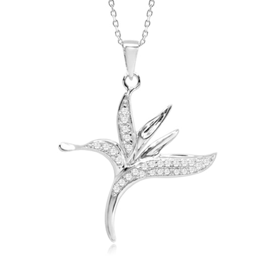 Pavé Bird of Paradise Pendant