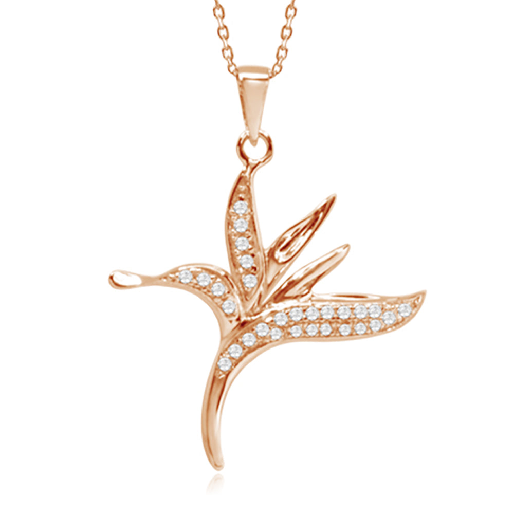 Pavé Bird of Paradise Pendant