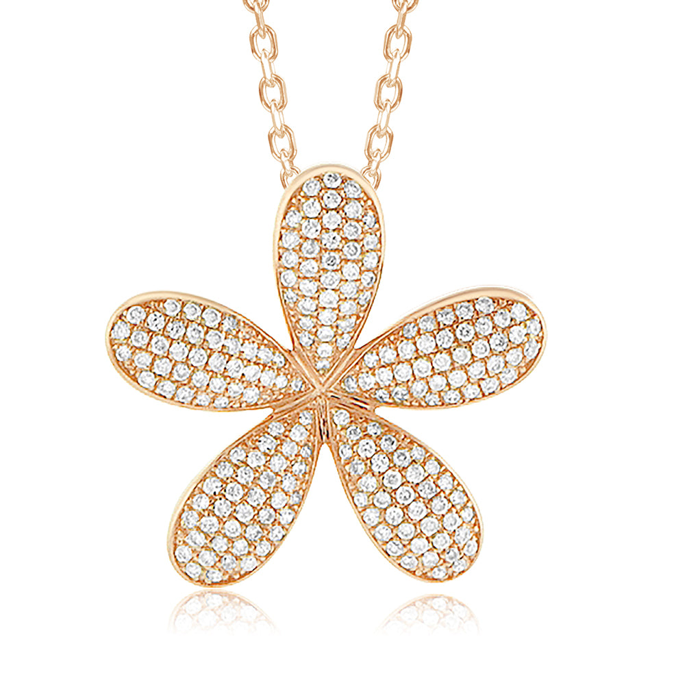 Pavé Pikake Pendant