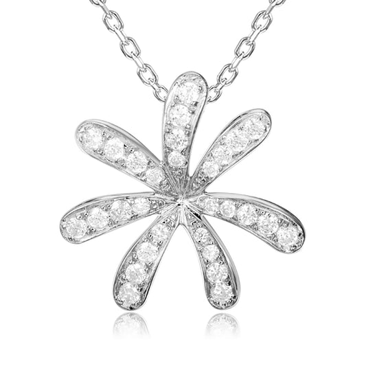 Pavé Tiare Gardenia Pendant