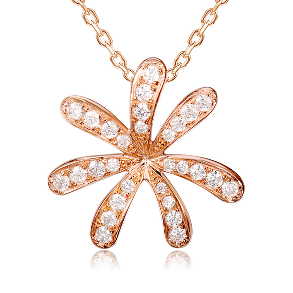 Pavé Tiare Gardenia Pendant