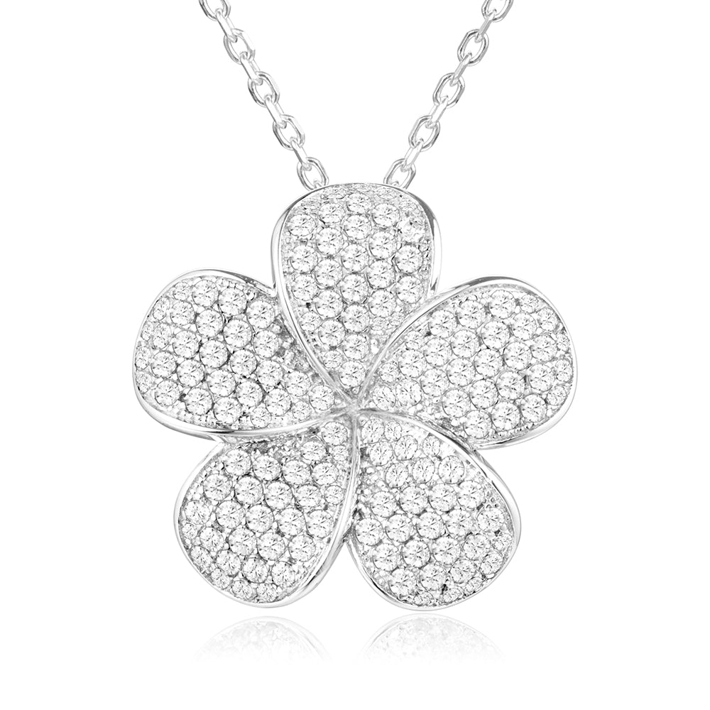 Pavé Blossom Pendant