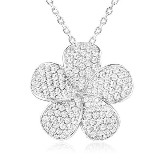 Pavé Blossom Pendant
