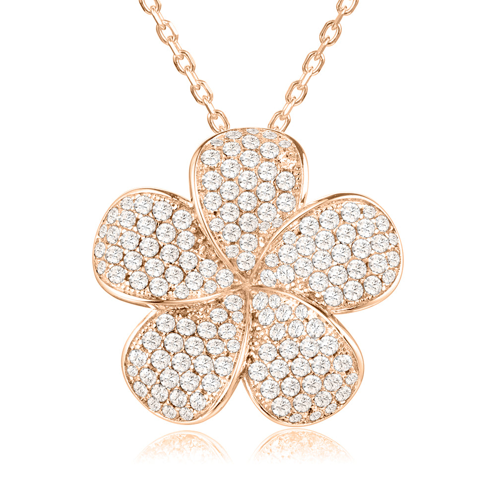 Pavé Blossom Pendant