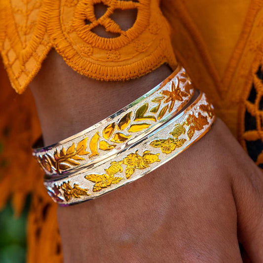 Bracelet Tortue de Mer &amp; Hibiscus