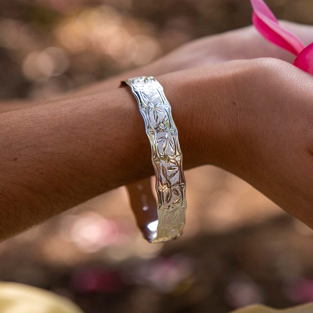 Engraved Bamboo Bangle