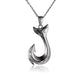 Flukes Fishhook Pendant