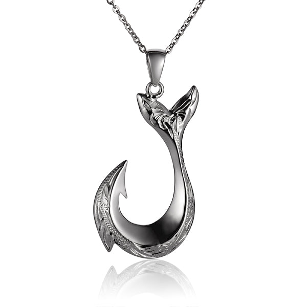 Flukes Fishhook Pendant