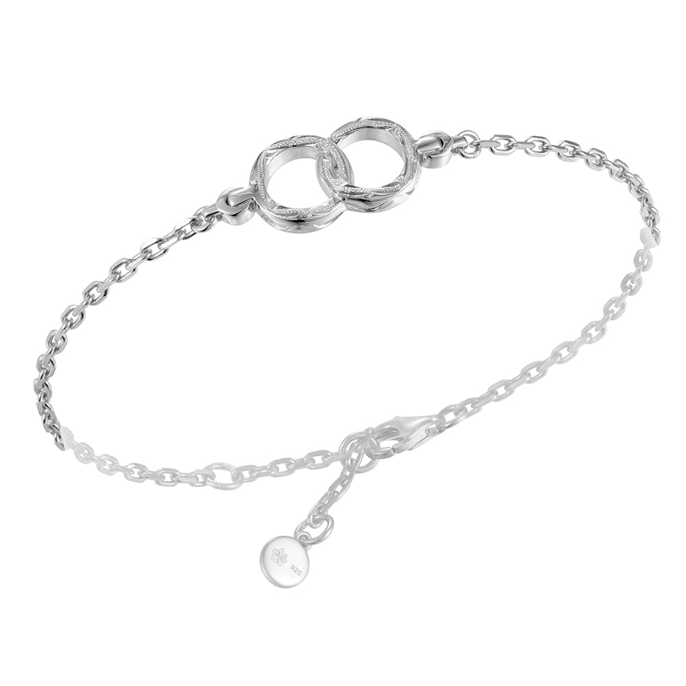 Engraved Infinity Bracelet