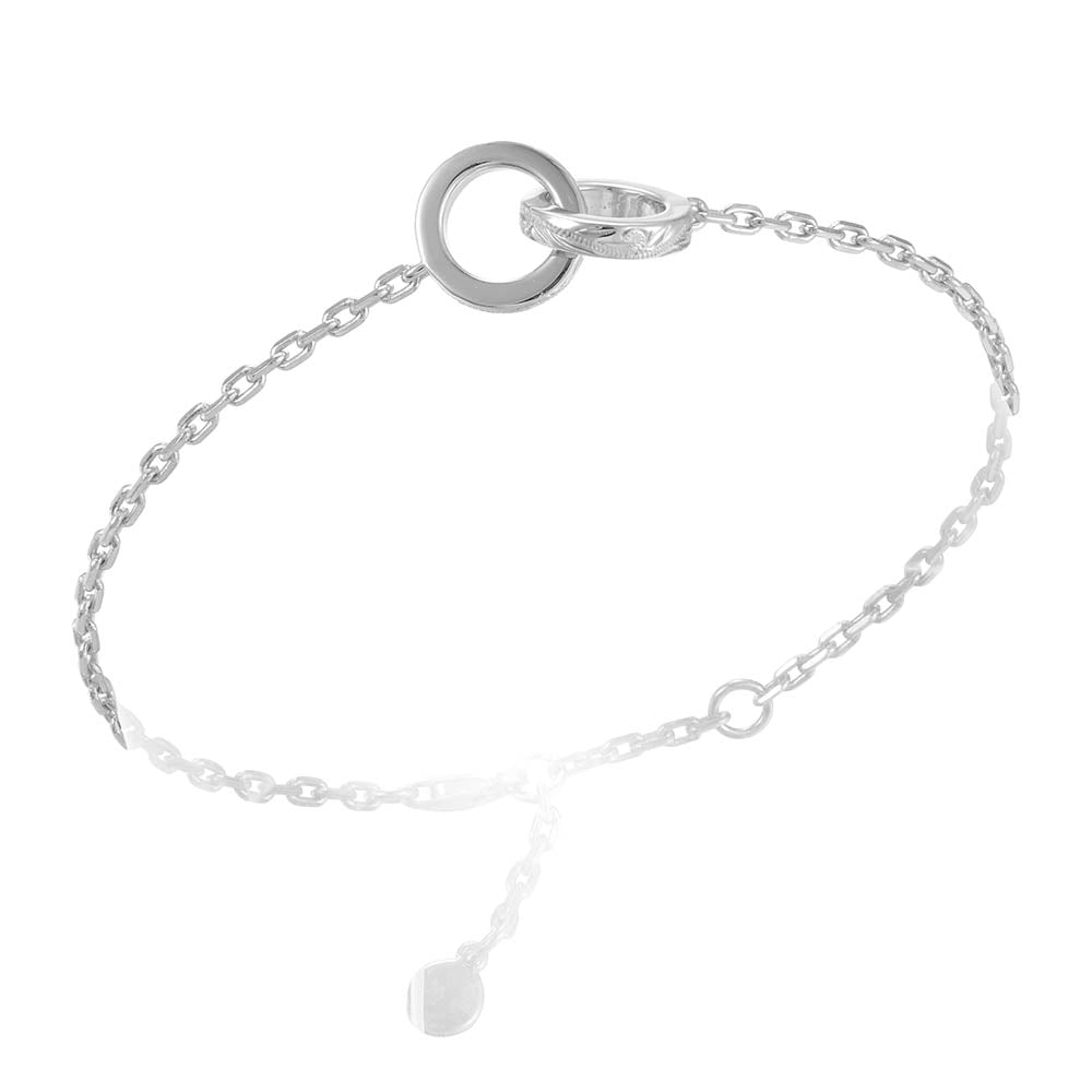 Engraved Eternity Bracelet