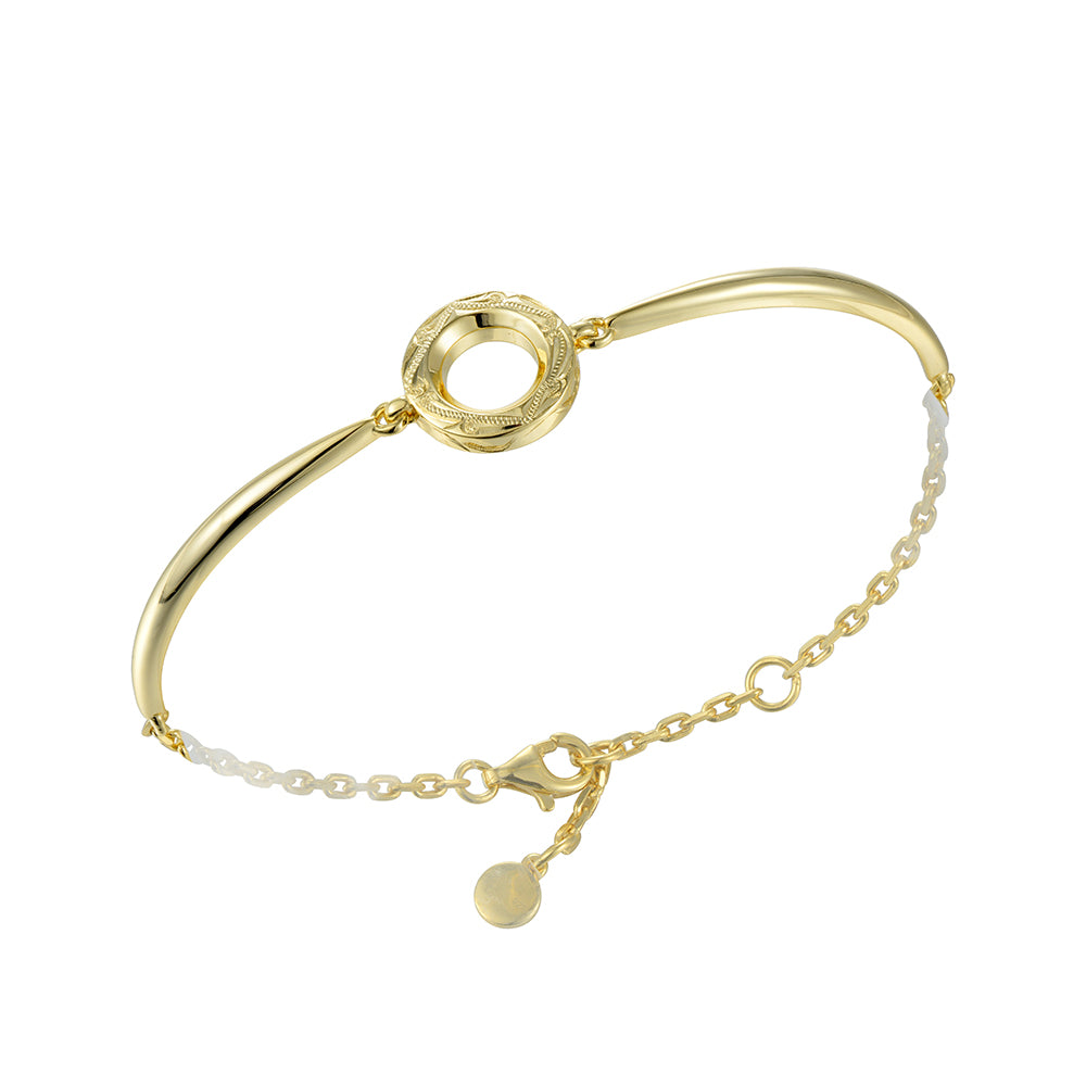 Engraved Scroll Bracelet