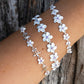 Plumeria Ohana Matte Bracelet