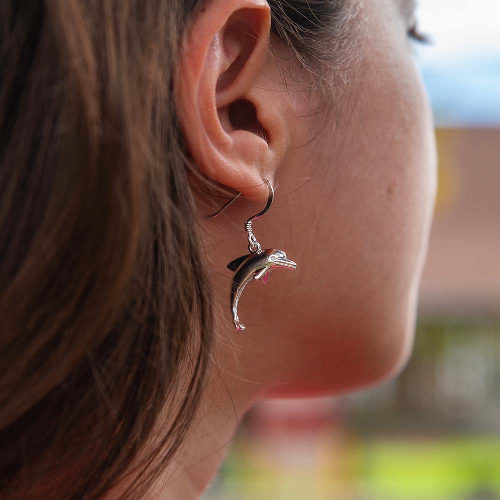 Dolphin Hook Earrings – The Hawaiian Jewel