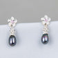 Pineapple Floral Spell Pearl Earrings