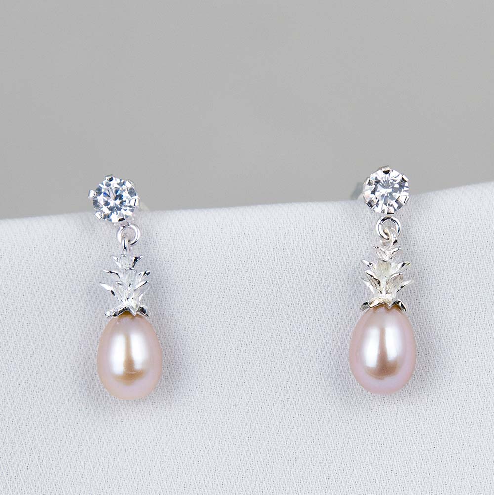 Pineapple Pearl Earrings