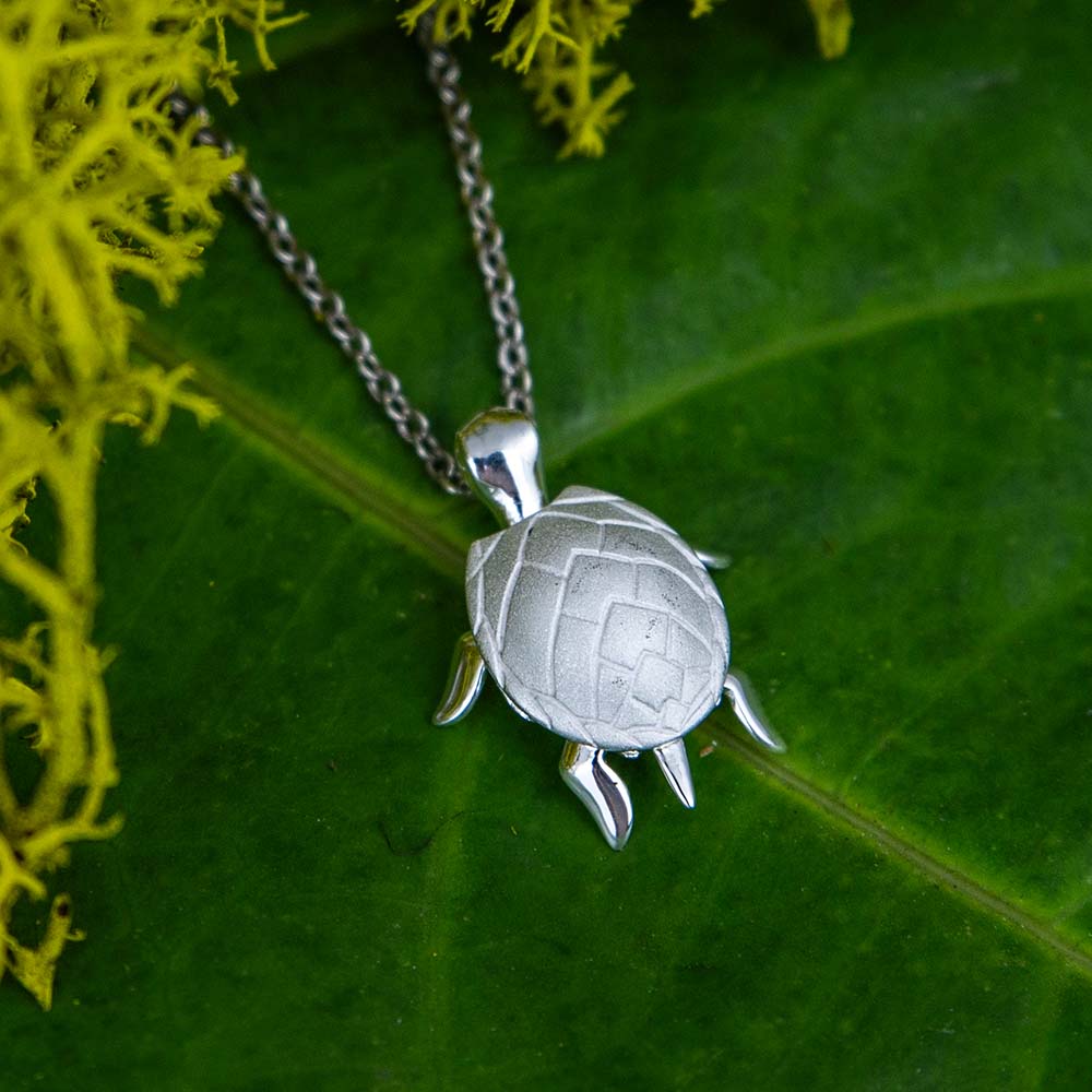 Go with the Flow Sea Turtle Pendant