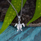 Pendentif brillant tortue de mer