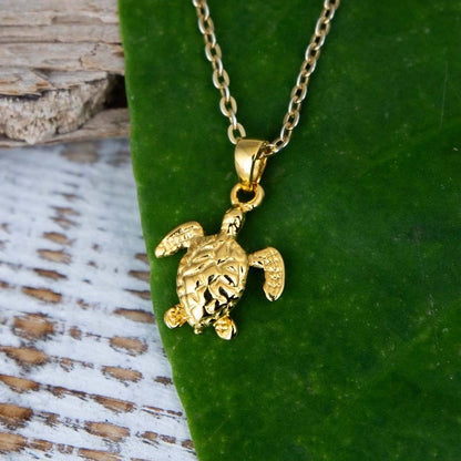 Classic Sea Turtle Pendant