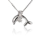 Tropical Bloom Dolphin Pendant