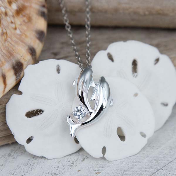 Friends Forever Dolphin Pendant