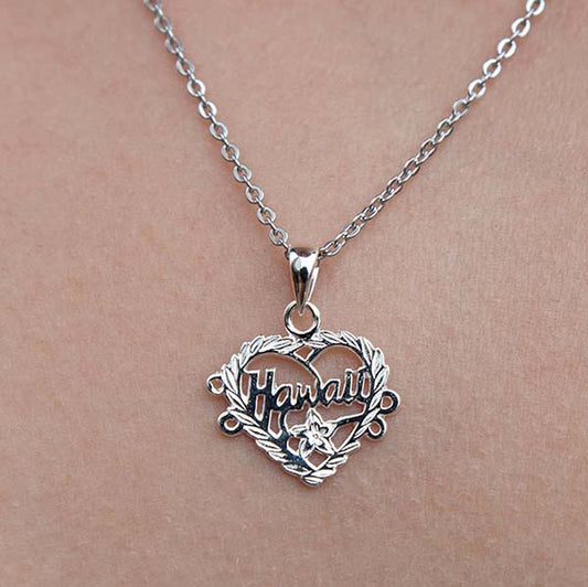 My Heart Belongs in Hawaii Pendant