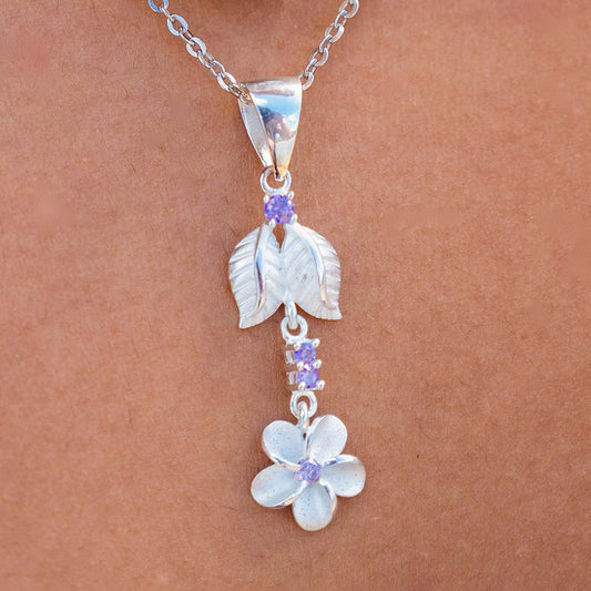 Plumeria in the Wind Pendant