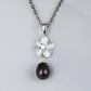 Plumeria Floral Spell Pearl Pendant