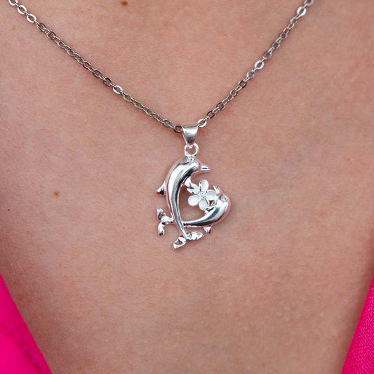 Hope & Love Dolphin pendant