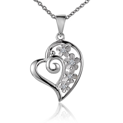 Blossoming Heart Pendant