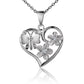 Fluttering Heart Pendant