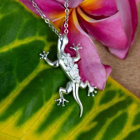 Pendentif Gecko de jardin