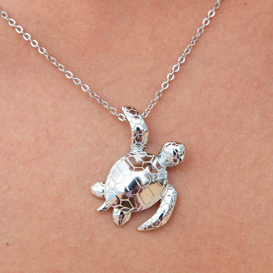 Ocean Traveler Sea Turtle Pendant