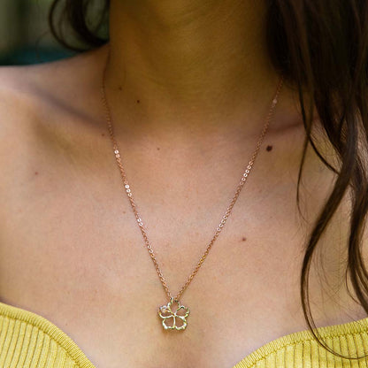 Hibiscus Cutout Pendant